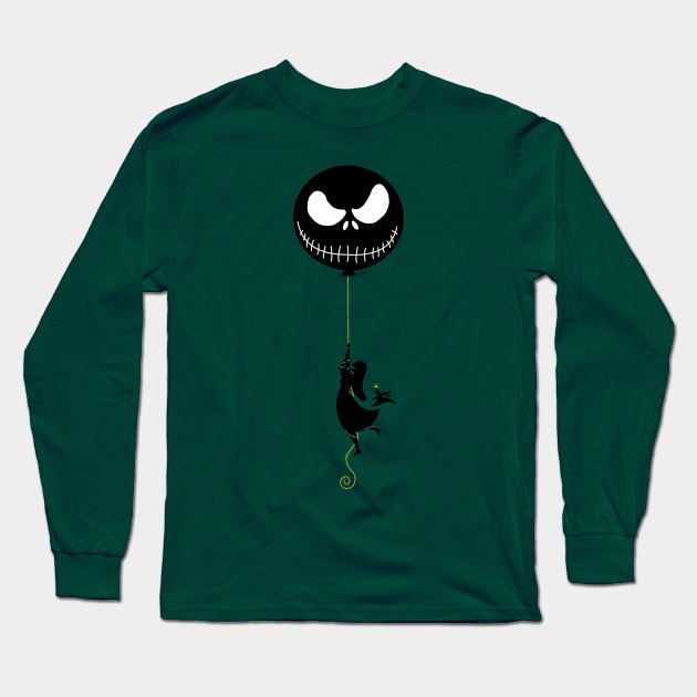 Nightmare balloon Long Sleeve T-Shirt by Nykos